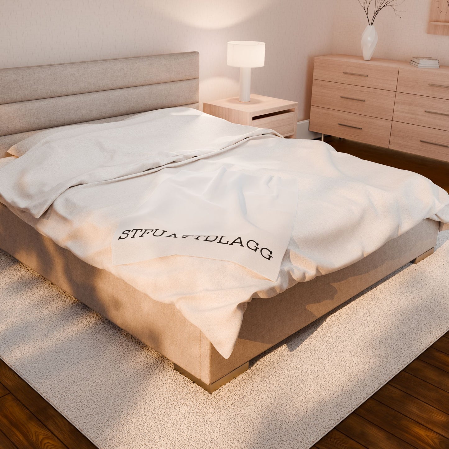 Plush Blanket, STFUATTDLAGG Design