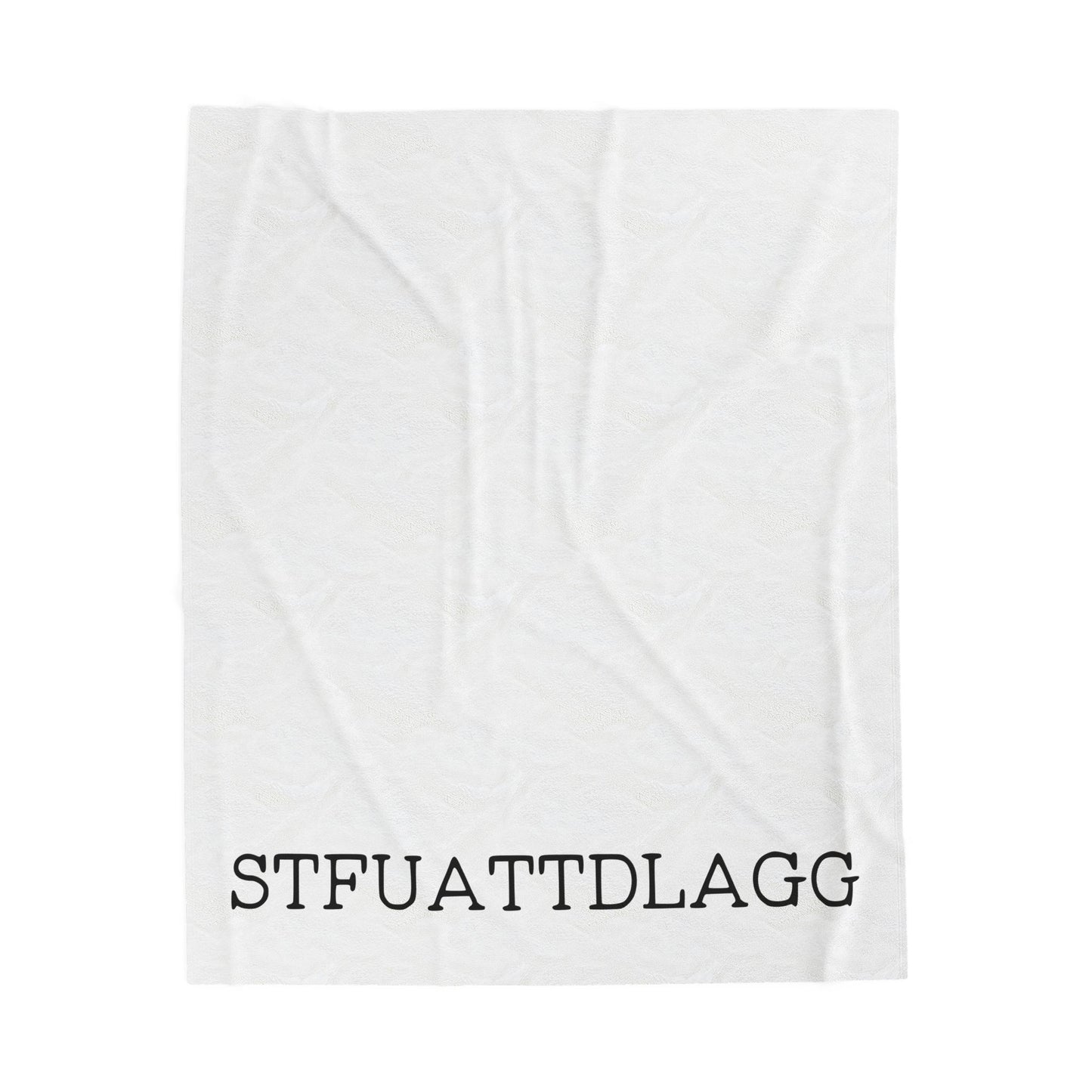 Plush Blanket, STFUATTDLAGG Design