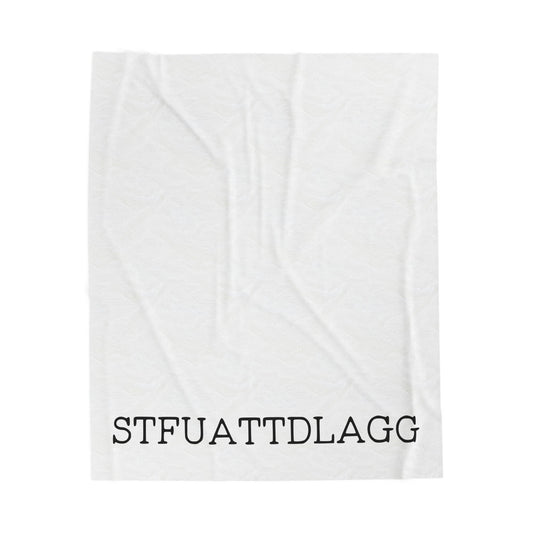 Plush Blanket, STFUATTDLAGG Design