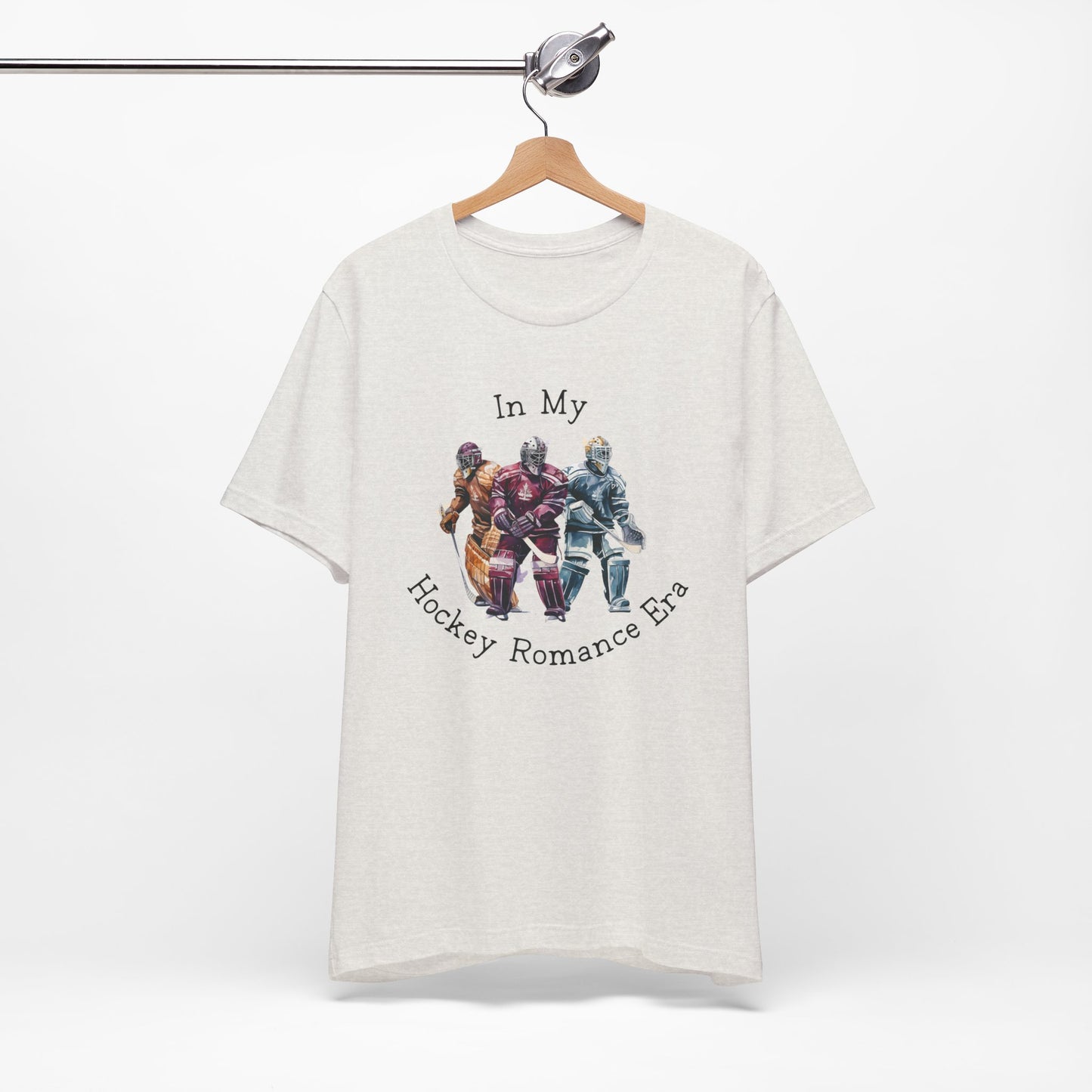 In My Hockey Romance Era Unisex Jersey Tee - Perfect for Hockey Romance Novel Fans