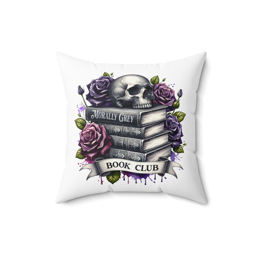 Morally Gray Book Club Pillow