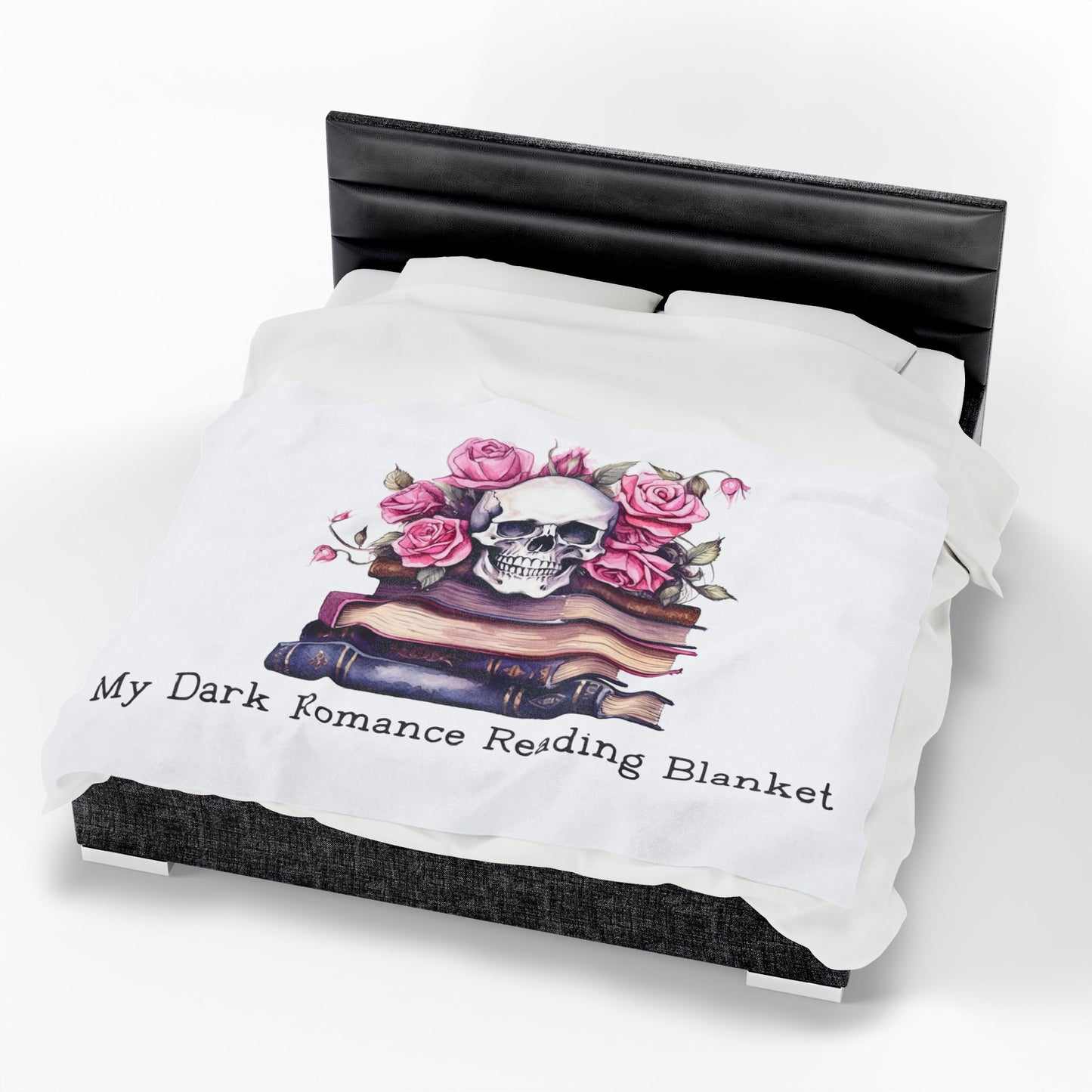 Velveteen Plush Blanket - My Dark Romance Reading Blanket