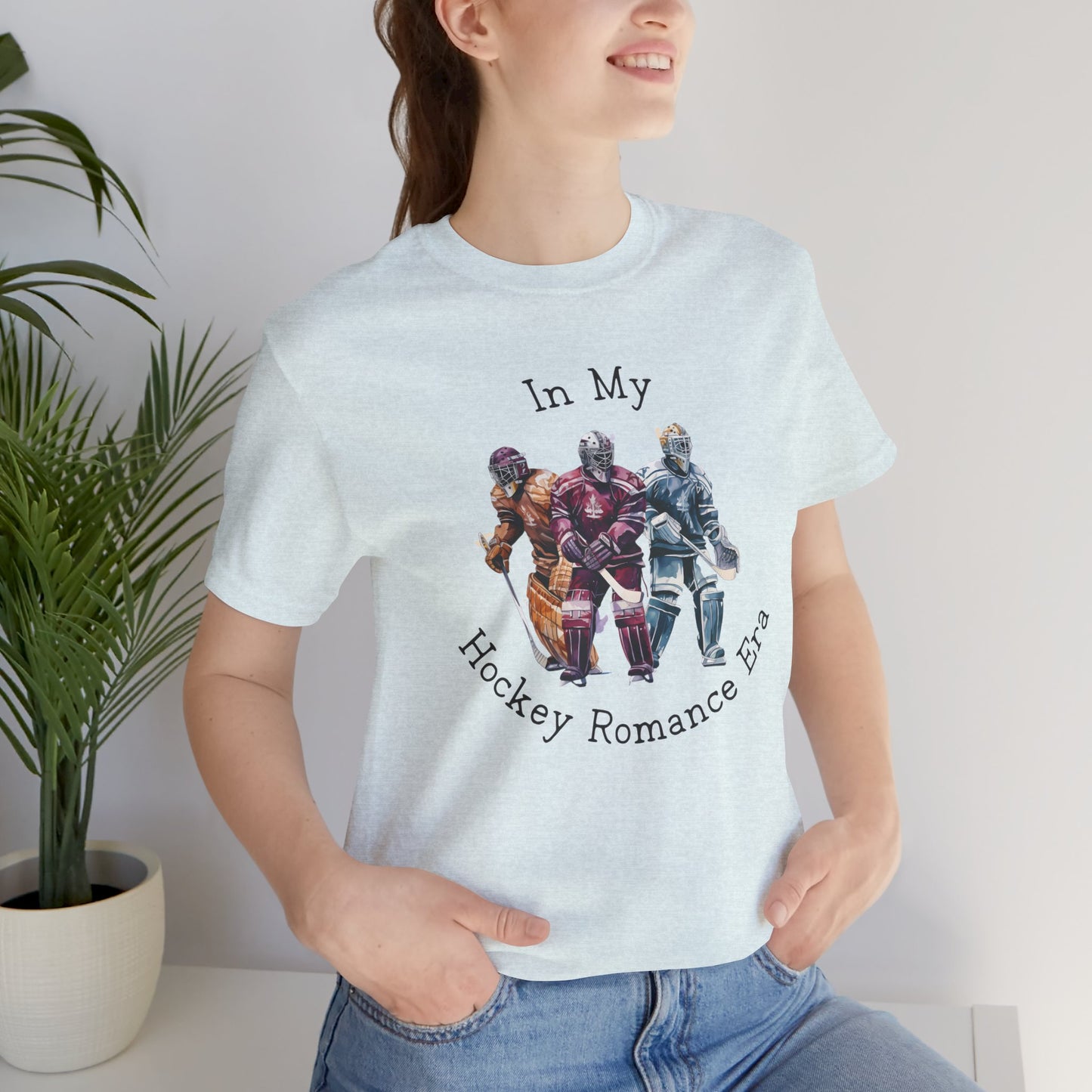 In My Hockey Romance Era Unisex Jersey Tee - Perfect for Hockey Romance Novel Fans