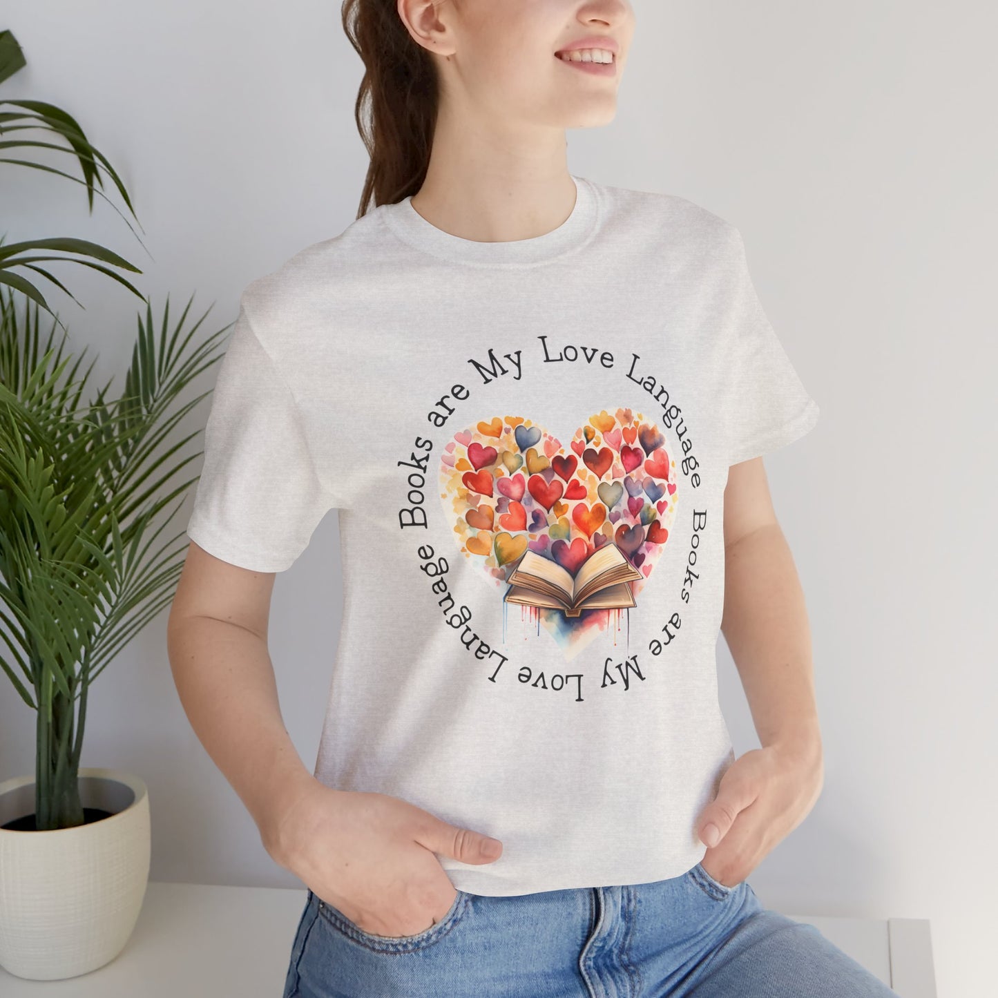 Books Are My Love Language Unisex Tee - Perfect for Book Lovers