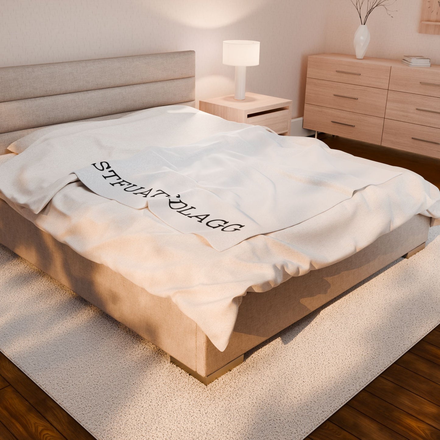 Plush Blanket, STFUATTDLAGG Design