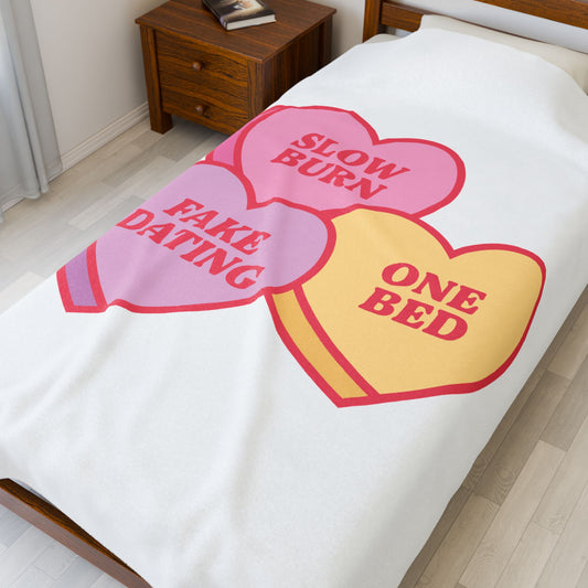 Tropes I Love Plush Reading Blanket