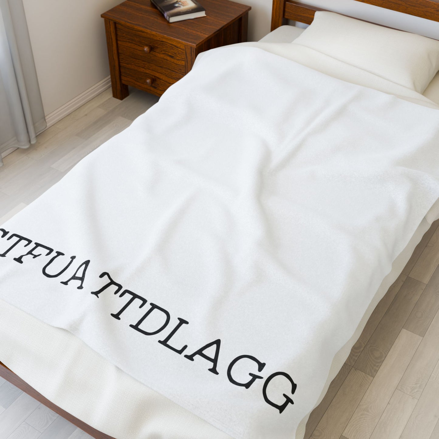 Plush Blanket, STFUATTDLAGG Design