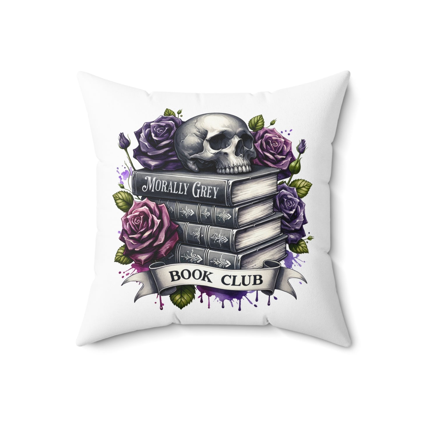 Morally Gray Book Club Pillow