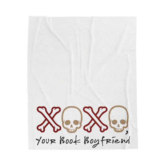 Plush Blanket - XOXO Your Book Boyfriend Design