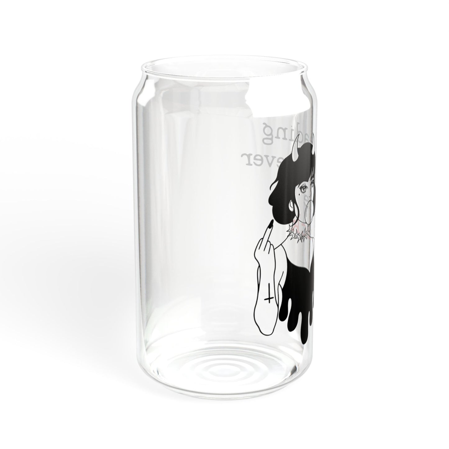 Reading Whatever the Fck I Want – 16oz Glass Tumbler