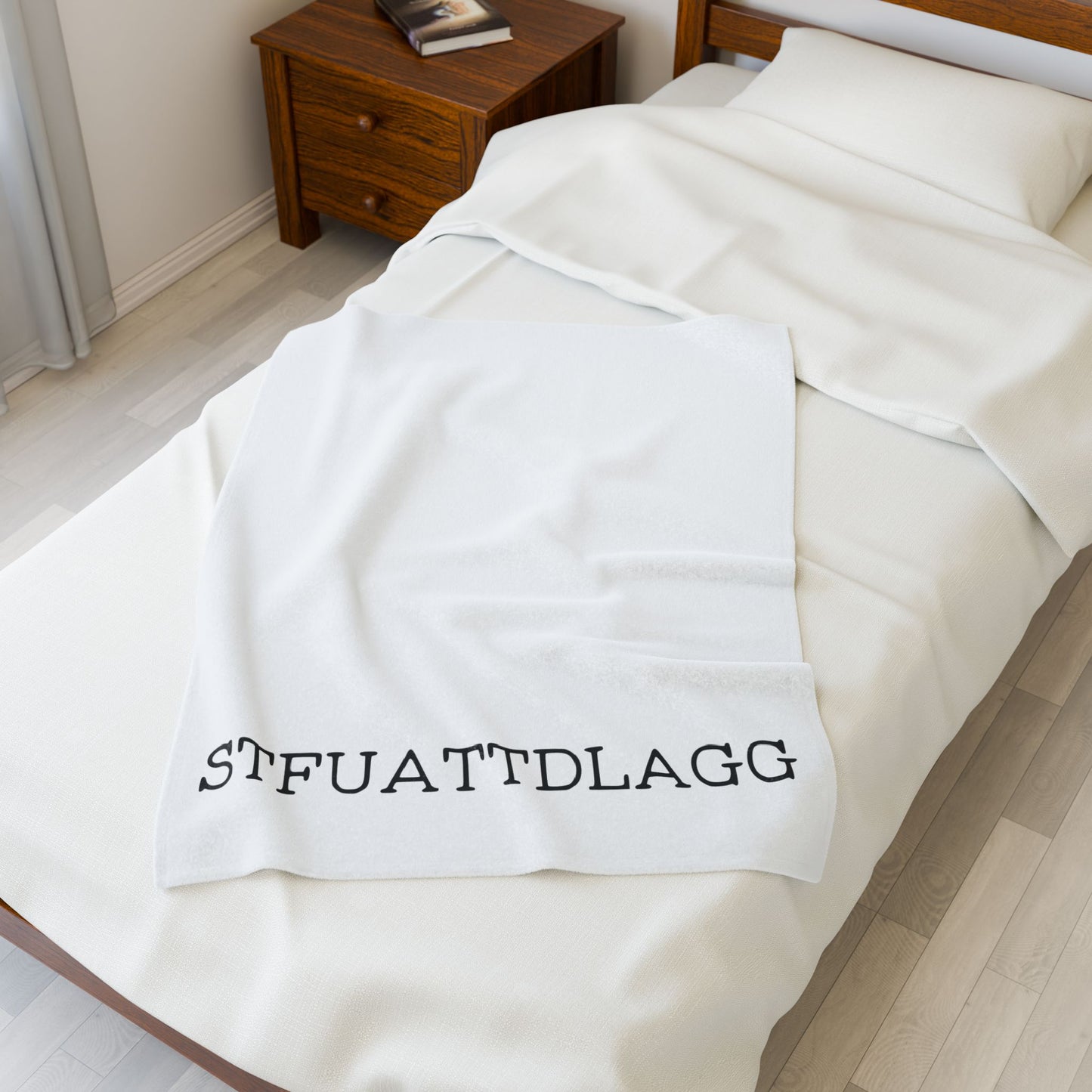 Plush Blanket, STFUATTDLAGG Design