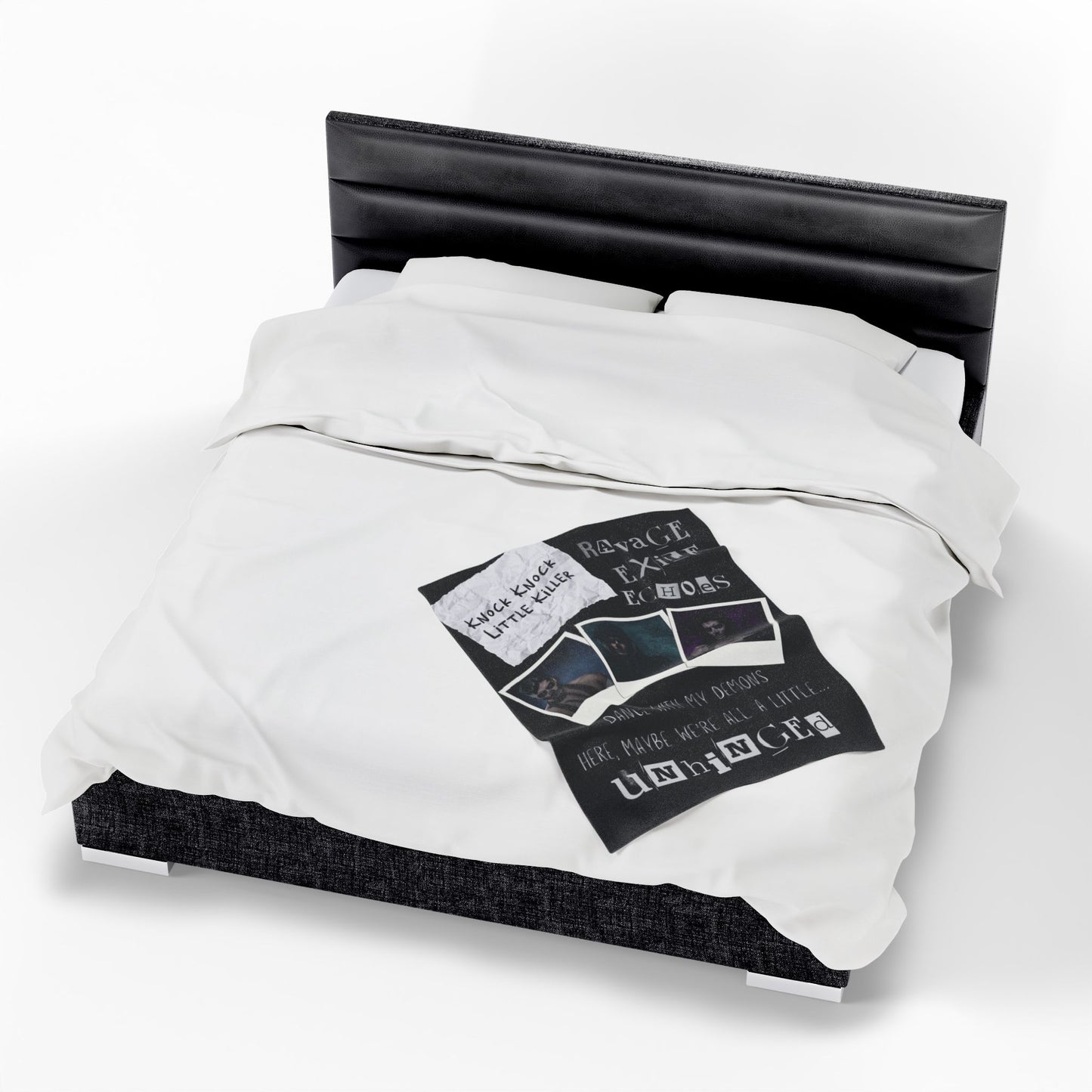 Dance with My Demons Plush Blanket, Cozy Throw