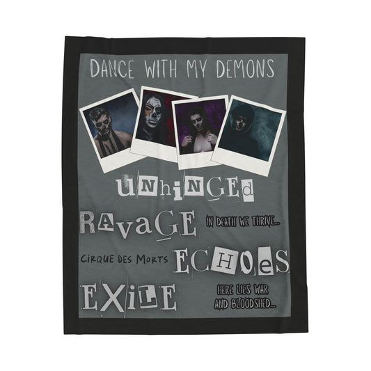 Dance With My Demons Plush Blanket