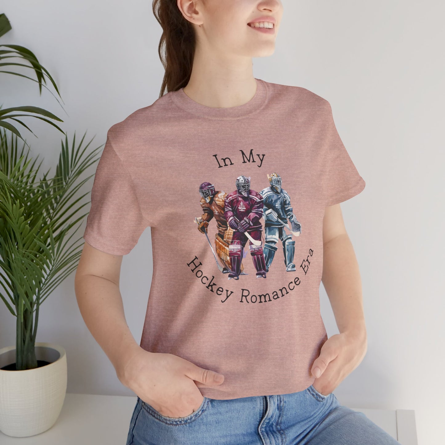 In My Hockey Romance Era Unisex Jersey Tee - Perfect for Hockey Romance Novel Fans
