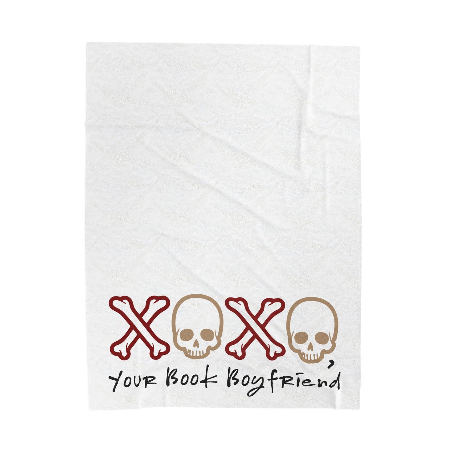 Plush Blanket - XOXO Your Book Boyfriend Design