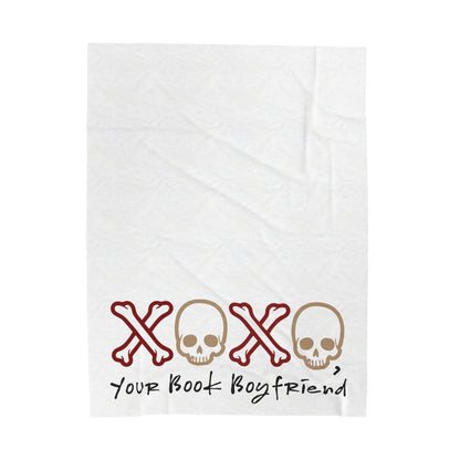 Plush Blanket - XOXO Your Book Boyfriend Design