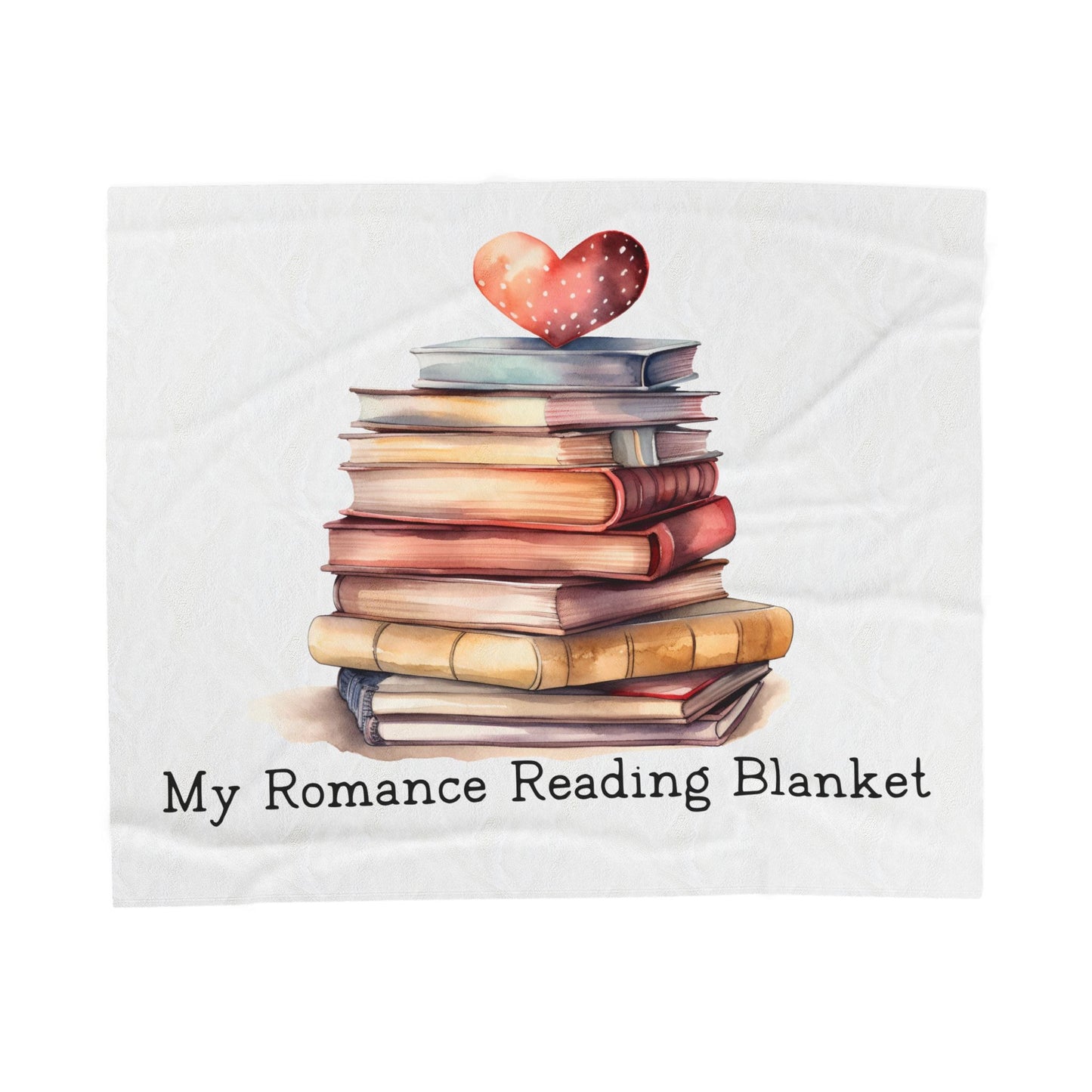 Velveteen Plush Blanket- My Romance Reading Blanket