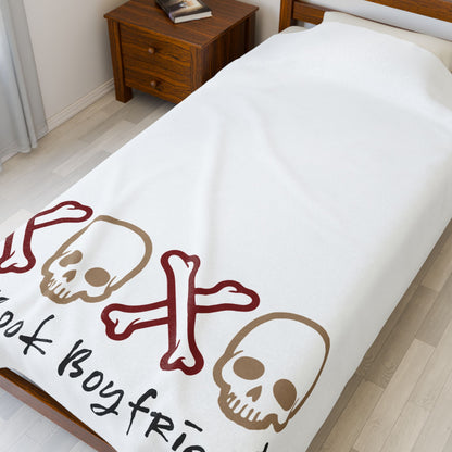Plush Blanket - XOXO Your Book Boyfriend Design
