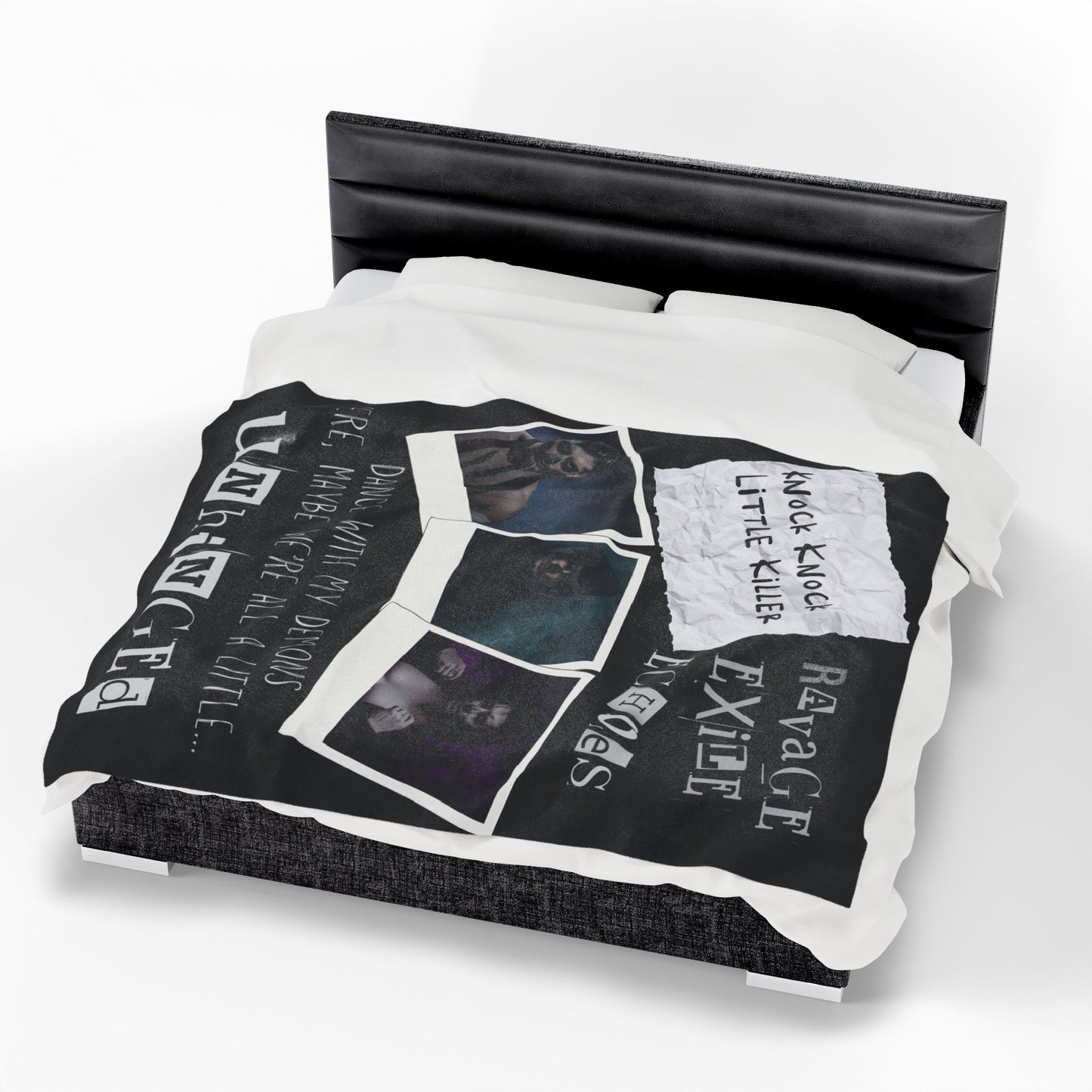 Dance with My Demons Plush Blanket, Cozy Throw