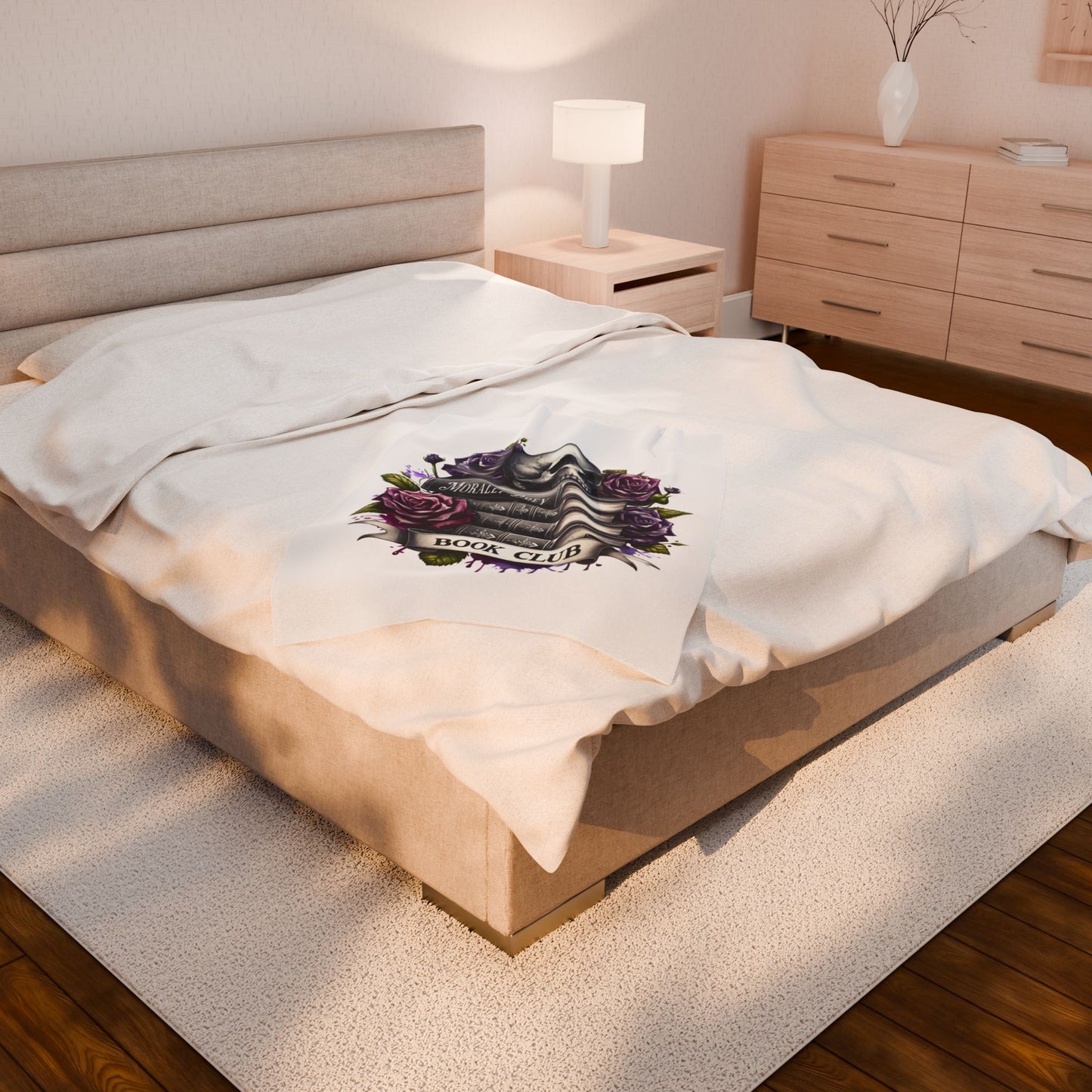 Morally Gray Book Club Plush Reading Blanket
