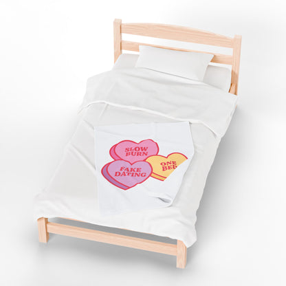Tropes I Love Plush Reading Blanket