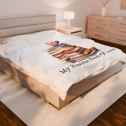 Velveteen Plush Blanket- My Romance Reading Blanket