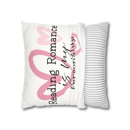 Reading Romance is My Personality Decorative Pillowcase
