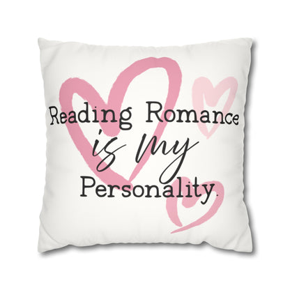 Reading Romance is My Personality Decorative Pillowcase