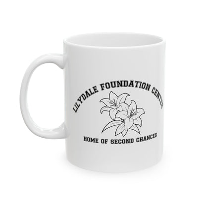 Lilydale Foundation Center Ceramic Mug — 'Home of Second Chances' Logo Coffee Cup (11oz/15oz)