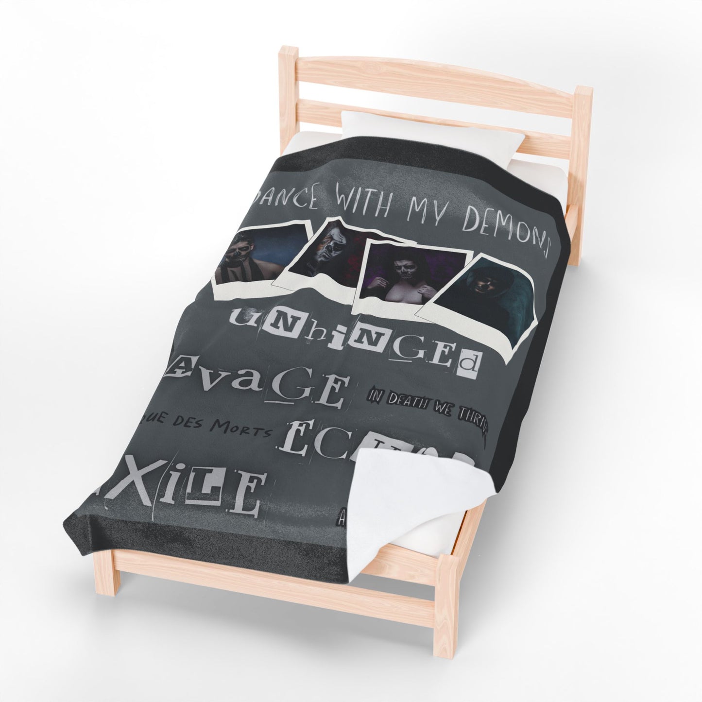 Dance With My Demons Plush Blanket