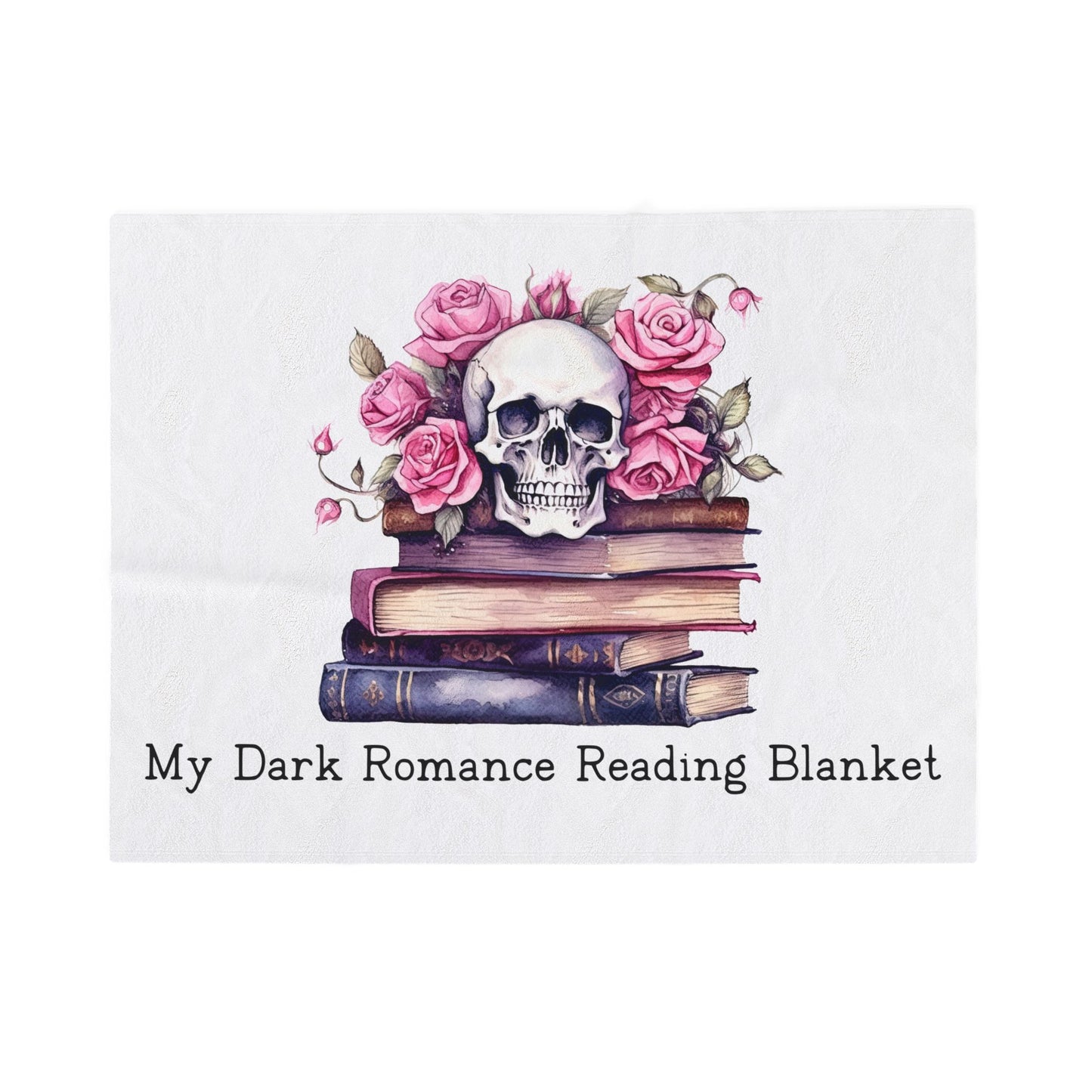 Velveteen Plush Blanket - My Dark Romance Reading Blanket