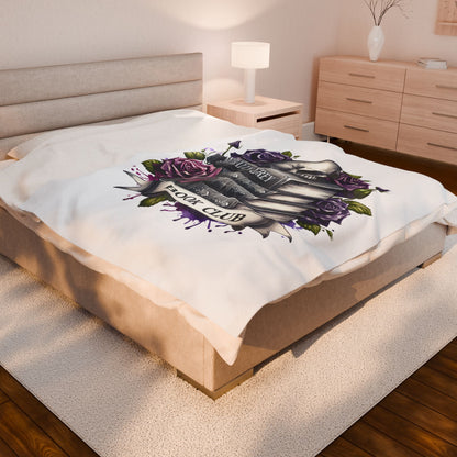 Morally Gray Book Club Plush Reading Blanket