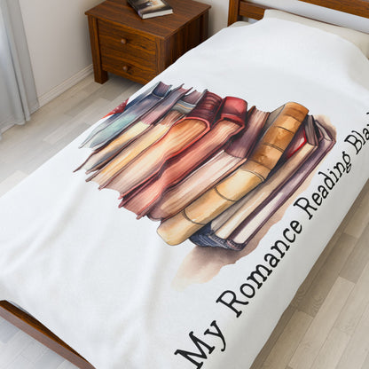 Velveteen Plush Blanket- My Romance Reading Blanket