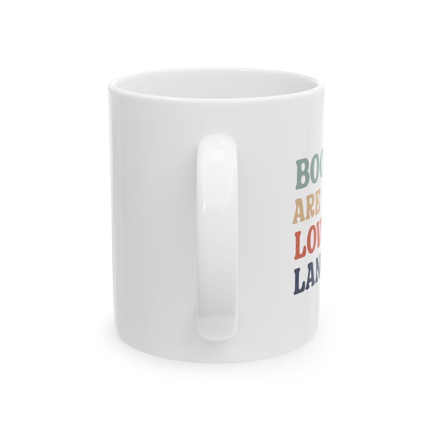 Mug - Books are my love language, Ceramic Mug (11oz)