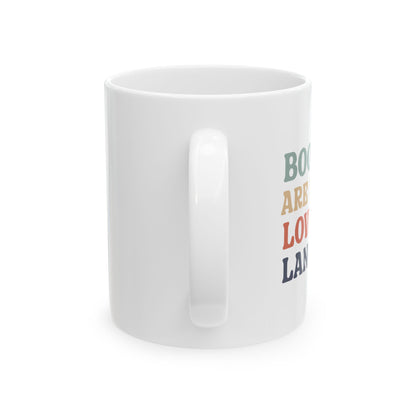 Mug - Books are my love language, Ceramic Mug (11oz)