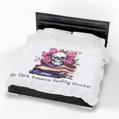 Velveteen Plush Blanket - My Dark Romance Reading Blanket
