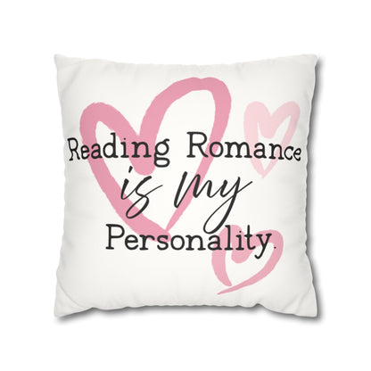 Reading Romance is My Personality Decorative Pillowcase