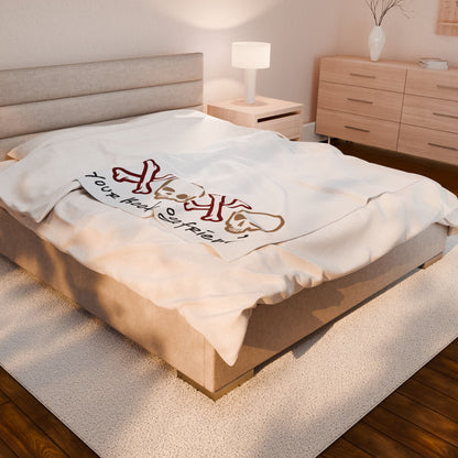 Plush Blanket - XOXO Your Book Boyfriend Design