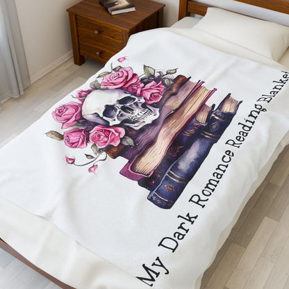 Velveteen Plush Blanket - My Dark Romance Reading Blanket