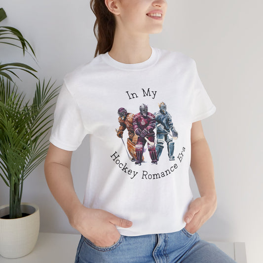 In My Hockey Romance Era Unisex Jersey Tee - Perfect for Hockey Romance Novel Fans