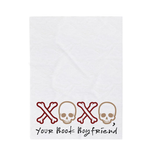 Plush Blanket - XOXO Your Book Boyfriend Design
