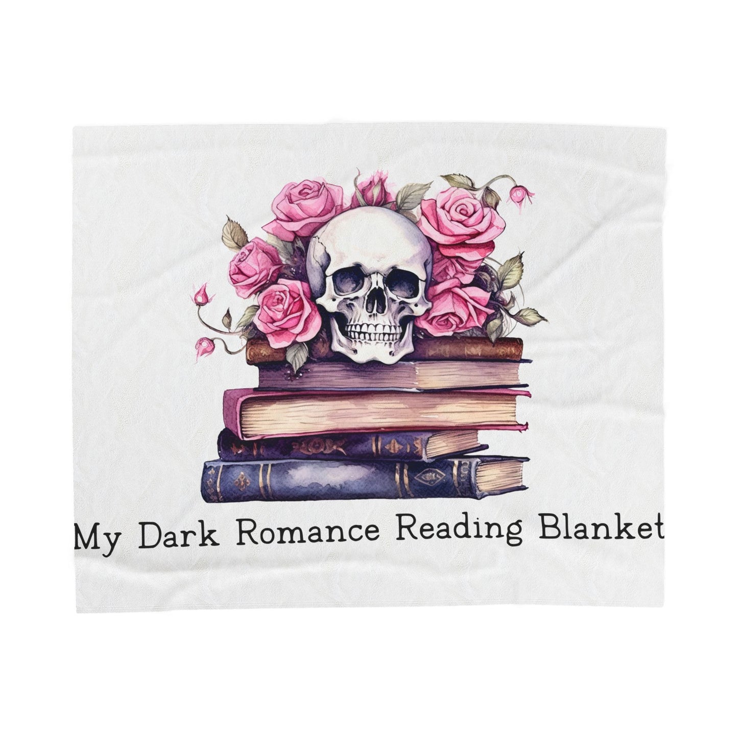 Velveteen Plush Blanket - My Dark Romance Reading Blanket