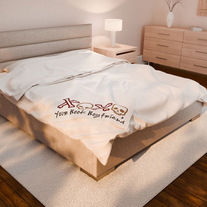 Plush Blanket - XOXO Your Book Boyfriend Design