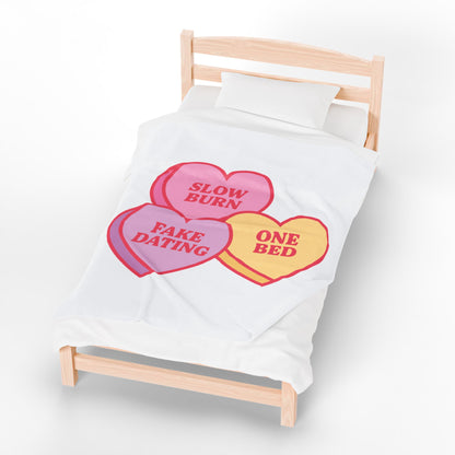 Tropes I Love Plush Reading Blanket
