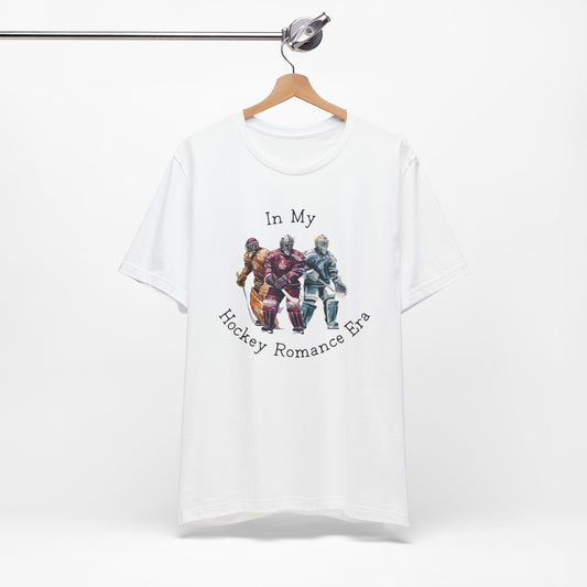 In My Hockey Romance Era Unisex Jersey Tee - Perfect for Hockey Romance Novel Fans