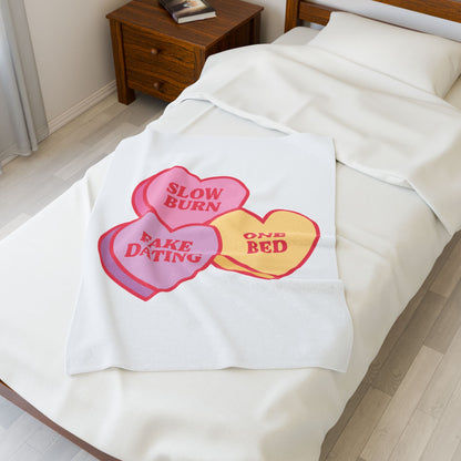 Tropes I Love Plush Reading Blanket