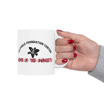 Dance with My Demons Home of the Unhinged Ceramic Mug, (11oz, 15oz)