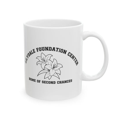 Lilydale Foundation Center Ceramic Mug — 'Home of Second Chances' Logo Coffee Cup (11oz/15oz)