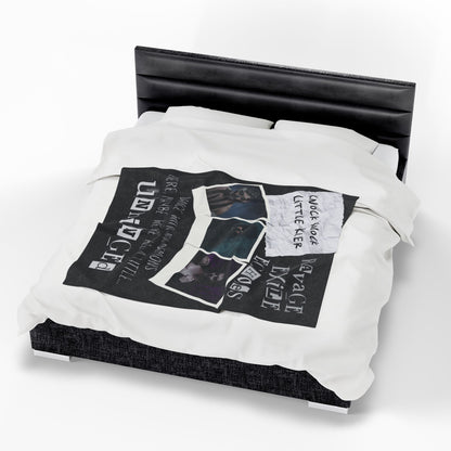 Dance with My Demons Plush Blanket, Cozy Throw