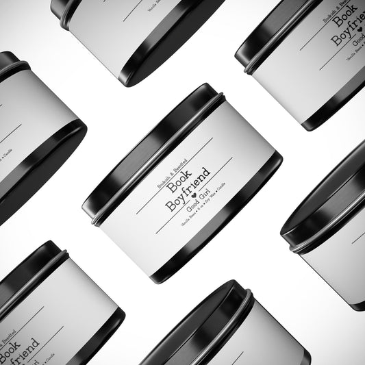 Book Boyfriend Candle – “Good Girl” (Vanilla Bean, 8oz Soy Wax)